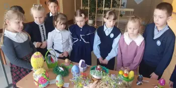 Учащиеся приняли участие в районном конкурсе "Пасхальное яйцо"